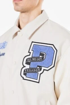 Wayten Varsity Jacket Warm White -Pegador Sale Store PGDR 4572 539 WARM WHITE 3351 067a4db2 940a 4667 92cd a0be739b5e7d