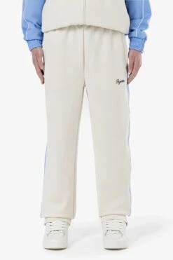 Atlas Track Pants Warm White Spring Blue
