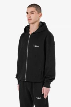 Signar Oversized Rib Jacket Washed Black White -Pegador Sale Store PGDR 4622 002 004 WASHED BLACK WHITE 2760