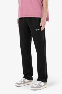 Signar Wide Rib Pants Washed Black White -Pegador Sale Store PGDR 4623 002 004 WASHED BLACK WHITE 2578