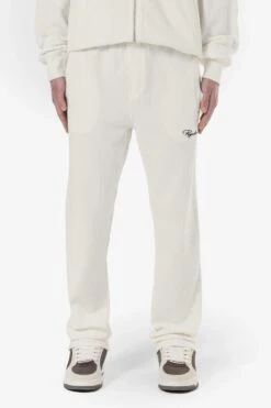 Signar Wide Rib Pants Washed Warm White Black