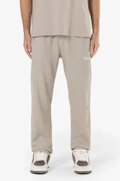 Signar Wide Rib Pants Washed Dark Stone White