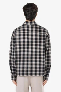 Bevill Flannel Shirt Washed Dark Stone Black -Pegador Sale Store PGDR 4627 555 001 WASHED DARK STONE BLACK 2961