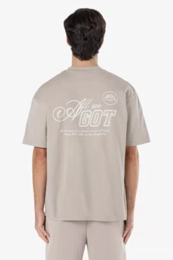 Carvelo Oversized Tee Washed Dark Stone