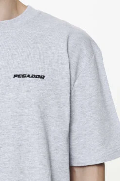 Logo Oversized Tee Grey Melange -Pegador Sale Store PGDR BUILD TO LAST E COMMERCE MENS6796