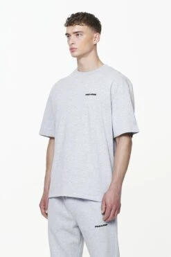 Logo Oversized Tee Grey Melange -Pegador Sale Store PGDR BUILD TO LAST E COMMERCE MENS6802 1
