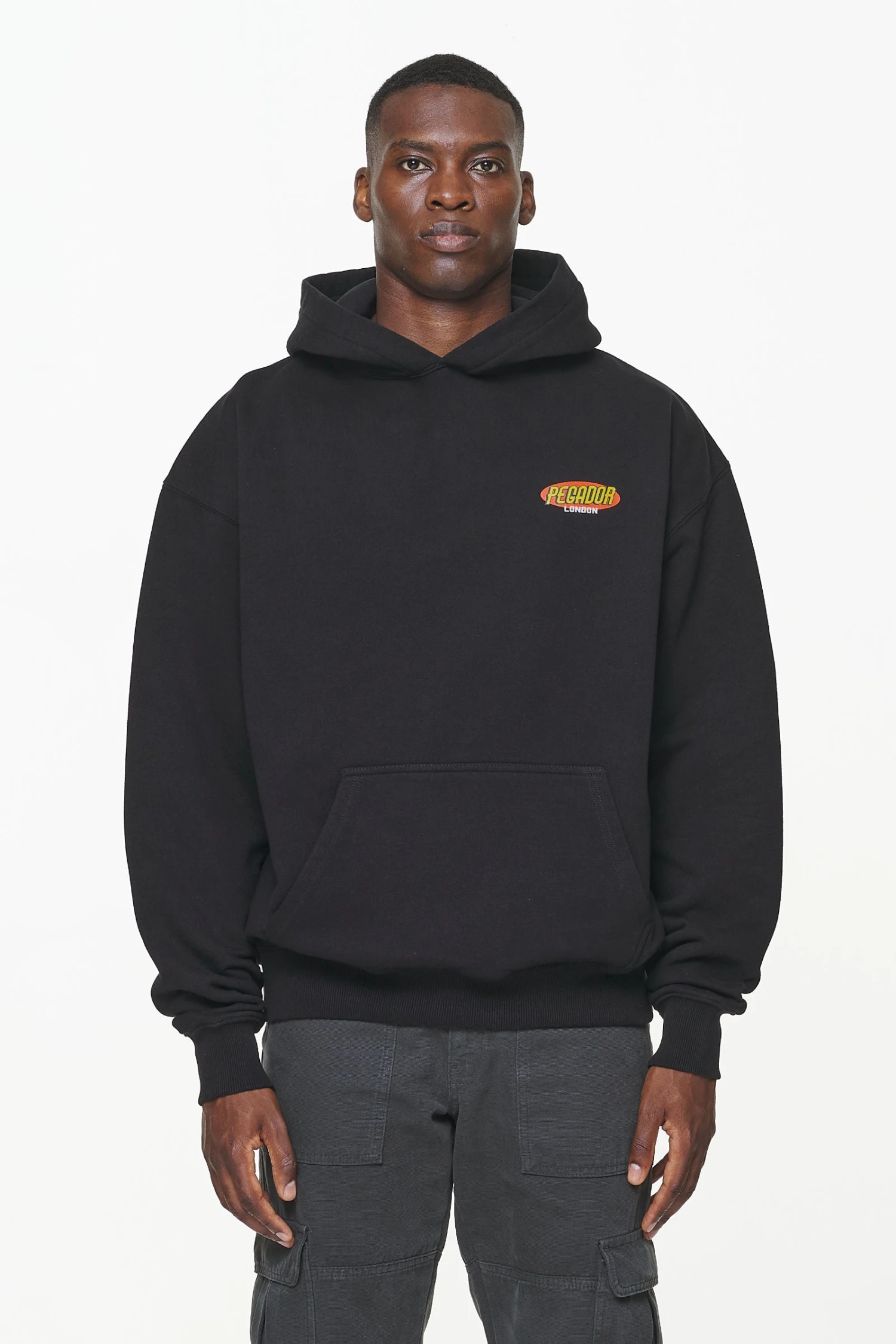 Docks Oversized Hoodie Vintage Washed Onyx Black 3 Docks Oversized Hoodie Vintage Washed Onyx Black - Image 3