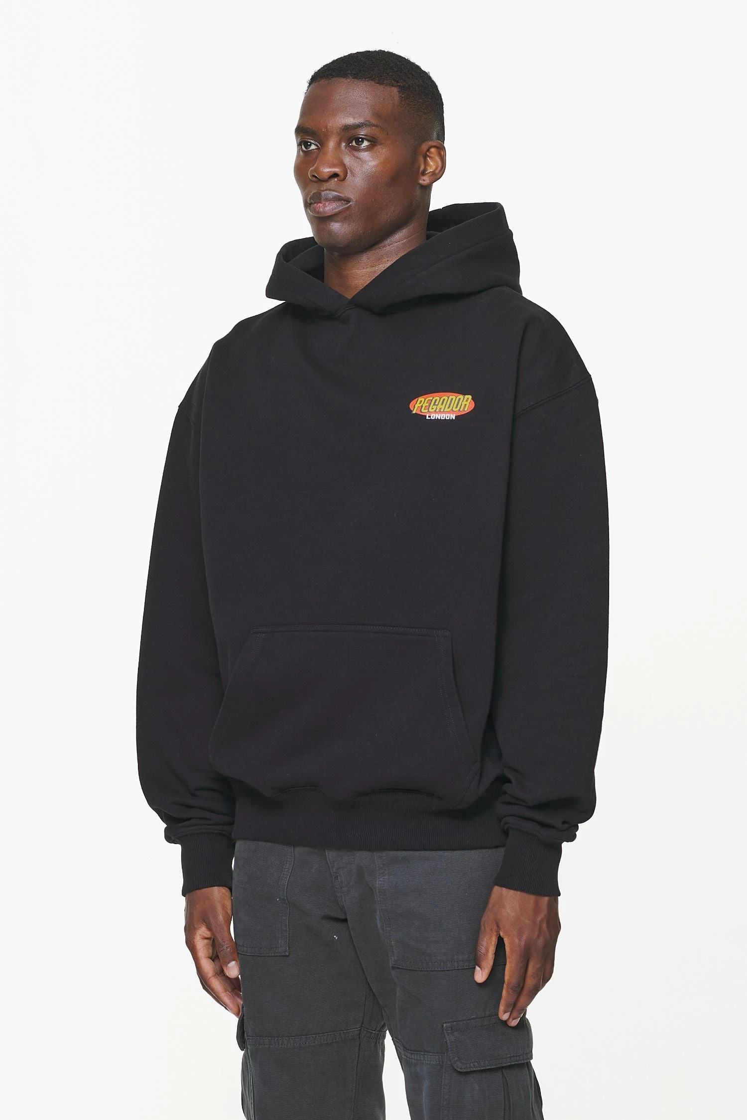 Docks Oversized Hoodie Vintage Washed Onyx Black 4 Docks Oversized Hoodie Vintage Washed Onyx Black - Image 4