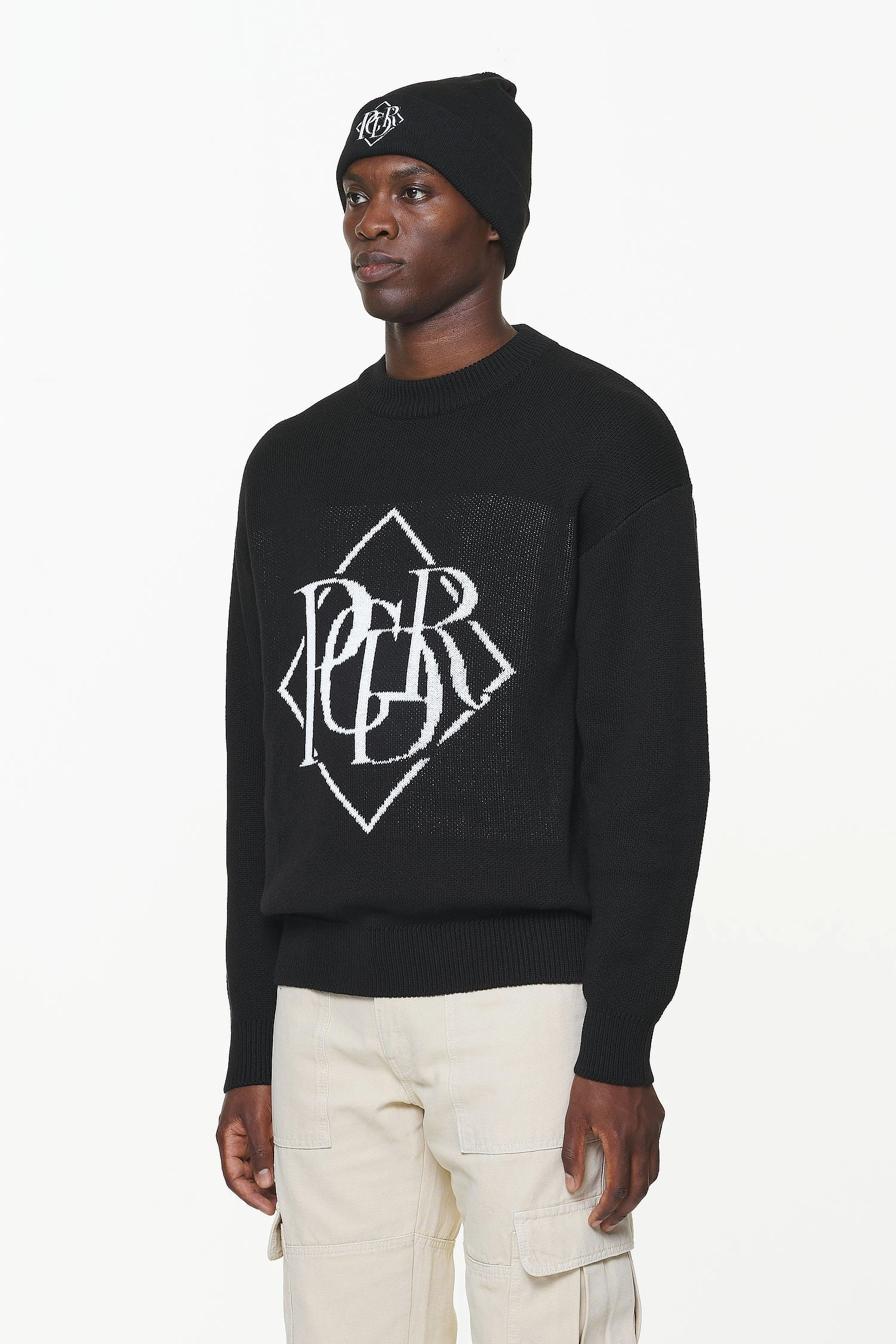 Valk Knit Sweater Onyx Black 3 Valk Knit Sweater Onyx Black - Image 3