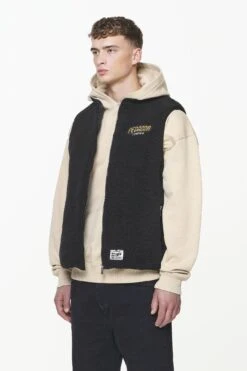 Orae Teddy Vest Onyx Black -Pegador Sale Store PGDR BUILD TO LAST E COMMERCE MENS7613 2