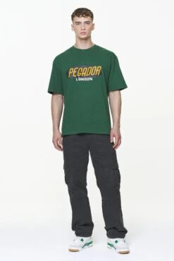 County Oversized Tee Vintage Washed British Green -Pegador Sale Store PGDR BUILD TO LAST E COMMERCE MENS7802 1