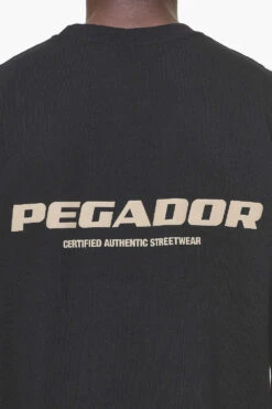 Colne Logo Oversized Tee Vintage Washed Onyx Black Gum -Pegador Sale Store PGDR BUILD TO LAST E COMMERCE MENS 211079