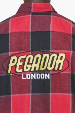 Eastfield Flannel Shirt Washed Royal Red Onyx Black -Pegador Sale Store PGDR BUILD TO LAST E COMMERCE MENS 211198