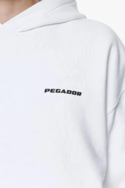 Logo Oversized Hoodie White Gum -Pegador Sale Store PGDR DND E COMMERCE MENS DAY 159165