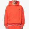 Logo Oversized Hoodie Washed Signal Red Gum