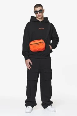 Insideout Cross Body Bag Black Signal Red -Pegador Sale Store PGDR DND E COMMERCE MENS DAY 159406