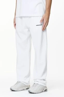 Logo Wide Sweat Pants White Gum -Pegador Sale Store PGDR DO NOT DISTURB E COMMERCE PANTS MENS3383