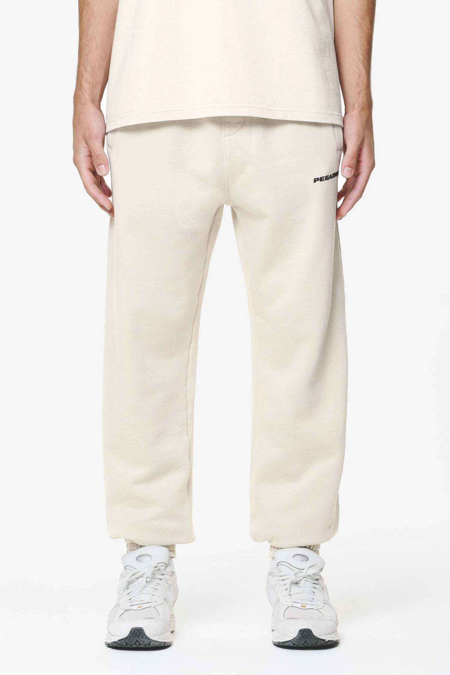 Logo Heavy Sweat Jogger Washed Dust Cream Gum 1 Logo Heavy Sweat Jogger Washed Dust Cream Gum