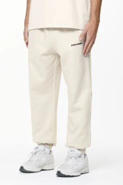 Logo Heavy Sweat Jogger Washed Dust Cream Gum 7 Logo Heavy Sweat Jogger Washed Dust Cream Gum -Pegador Sale Store PGDR DO NOT DISTURB E COMMERCE PANTS MENS3394