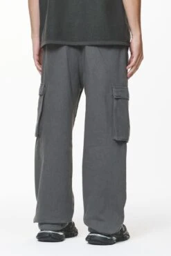 Paden Wide Cargo Pants Volcano Grey -Pegador Sale Store PGDR DO NOT DISTURB E COMMERCE PANTS MENS3522