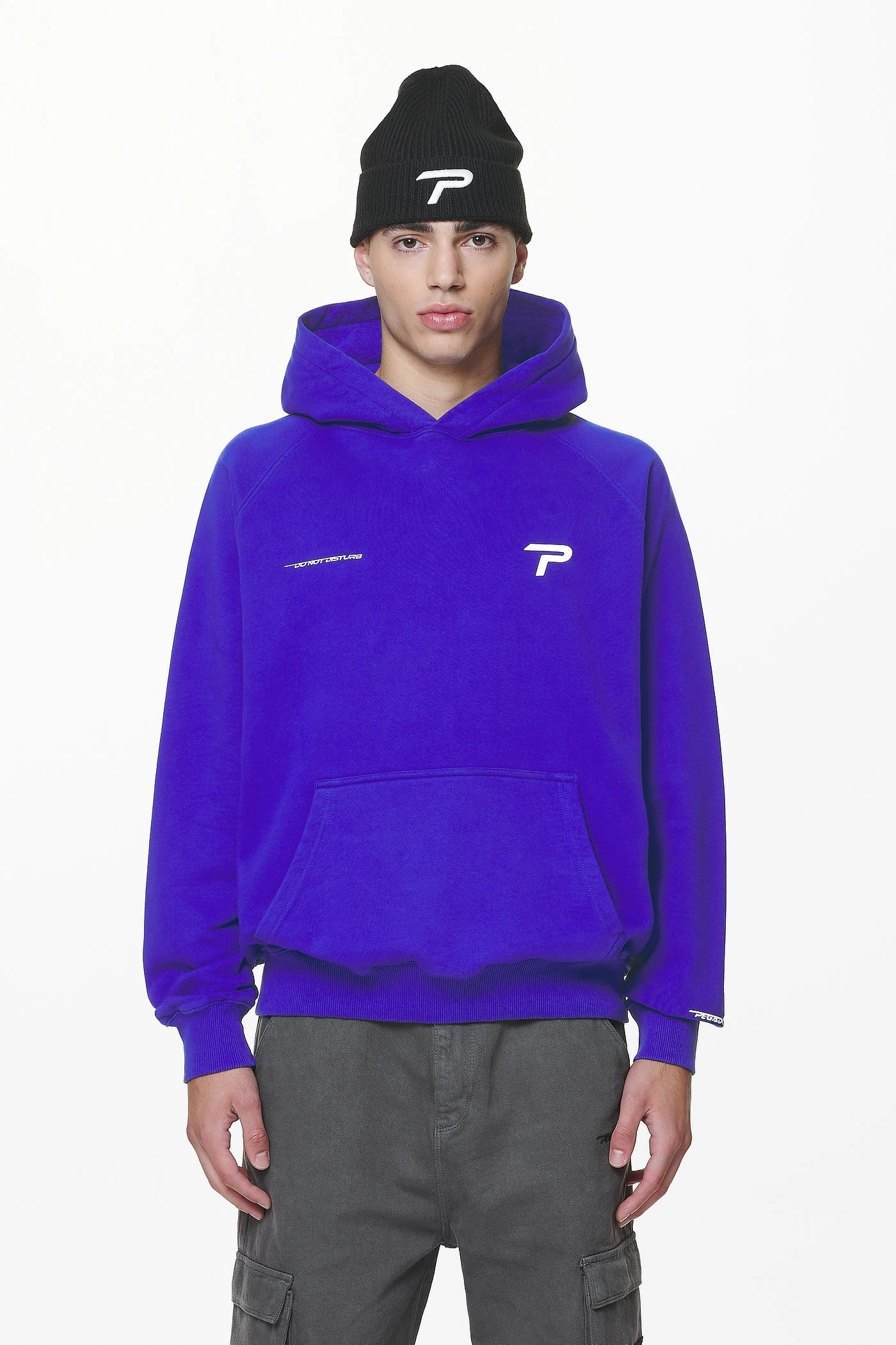 Barone Raglan Hoodie Washed Endless Blue 3 Barone Raglan Hoodie Washed Endless Blue - Image 3