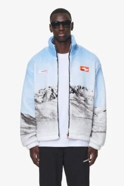 Vulcan Teddy Jacket Blue White