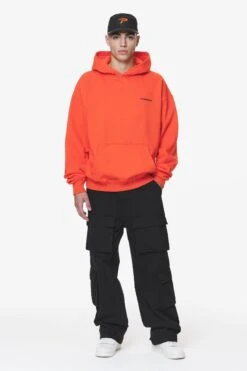 Devon Oversized Hoodie Washed Signal Red -Pegador Sale Store PGDR DO NOT DISTURB E COMMERCE DAY 260953