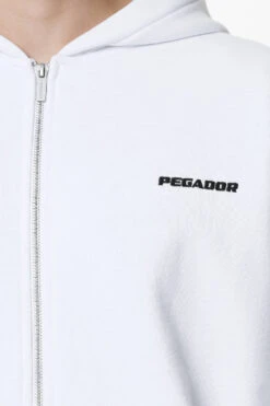 Logo Oversized Sweat Jacket White -Pegador Sale Store PGDR DO NOT DISTURB E COMMERCE DAY 261113