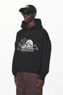 Pansy Boxy Hoodie Black 7 Pansy Boxy Hoodie Black -Pegador Sale Store PGDR DO NOT DISTURB E COMMERCE DAY 261505