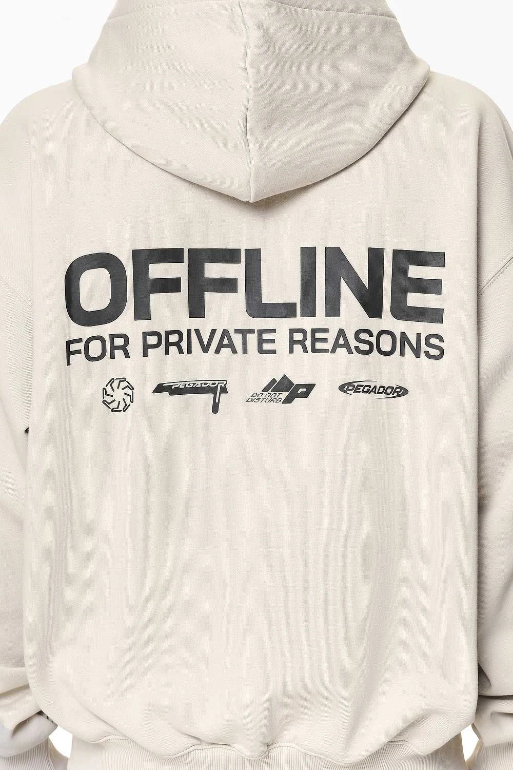 Furber Oversized Sweat Jacket Washed Dust Cream 6 Furber Oversized Sweat Jacket Washed Dust Cream - Image 6