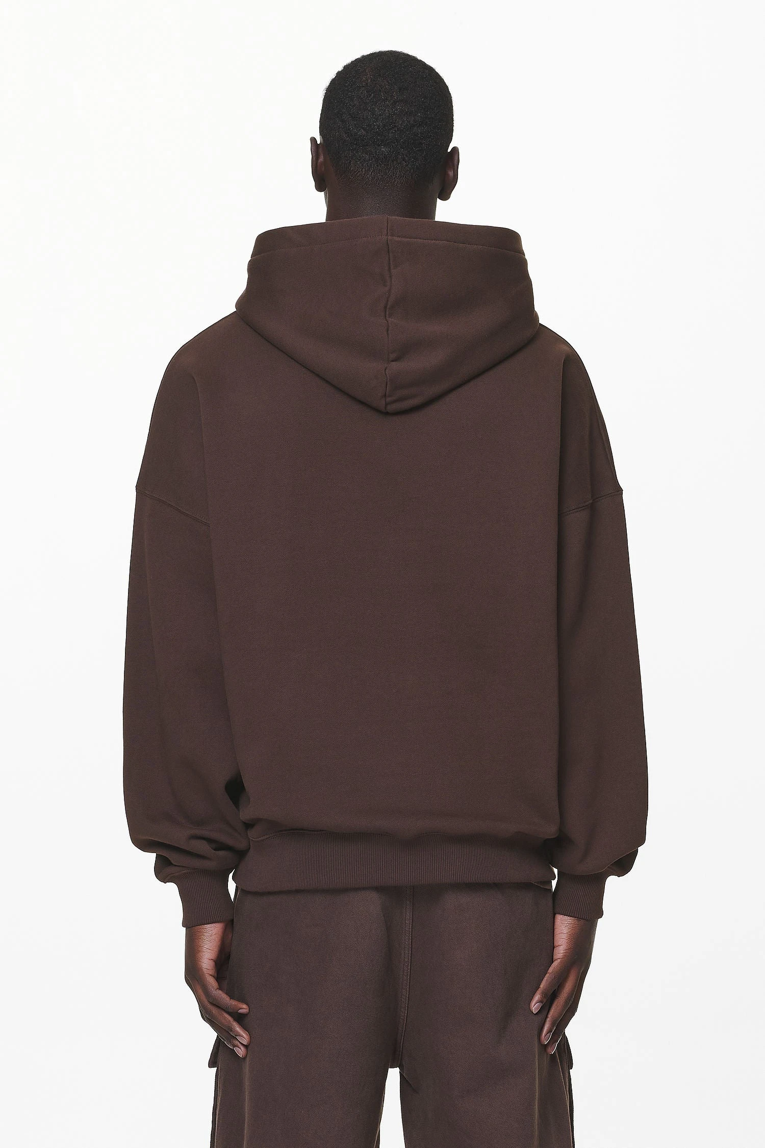 Zero Boxy Hoodie Washed Oak Brown 4 Zero Boxy Hoodie Washed Oak Brown - Image 4