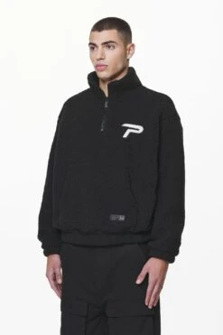 Defoe Teddy Halfzip Sweater Black -Pegador Sale Store PGDR DO NOT DISTURB E COMMERCE DAY 261830