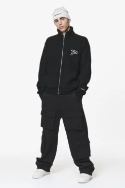 Riggo Heavy Knit Jacket Black -Pegador Sale Store PGDR DO NOT DISTURB E COMMERCE DAY 261905