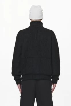 Riggo Heavy Knit Jacket Black -Pegador Sale Store PGDR DO NOT DISTURB E COMMERCE DAY 261909