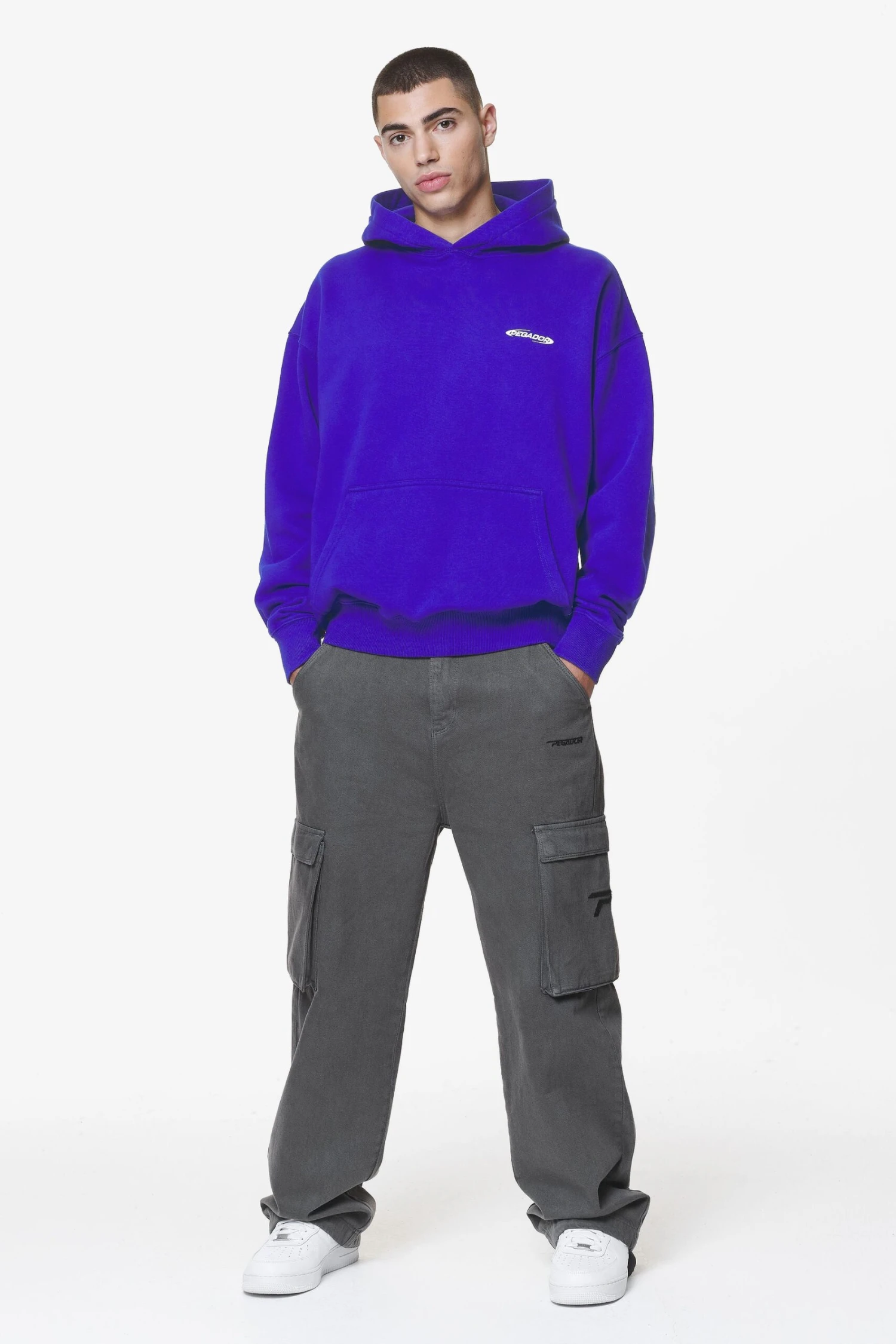 Sanit Oversized Hoodie Washed Endless Blue 2 Sanit Oversized Hoodie Washed Endless Blue - Image 2