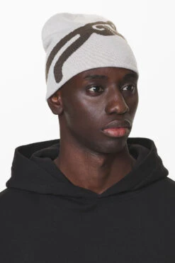 Feala Jaquard Beanie Dust Cream Oak Brown -Pegador Sale Store PGDR DO NOT DISTURB E COMMERCE DAY 262329