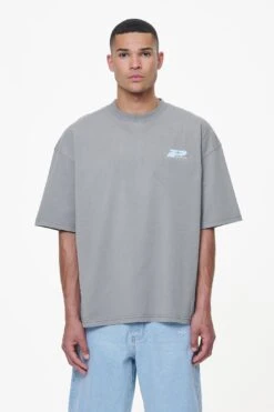 Pearce Boxy Tee Heavy Washed Cool Grey -Pegador Sale Store PGDR LAST MINUTE E COMMERCE44666