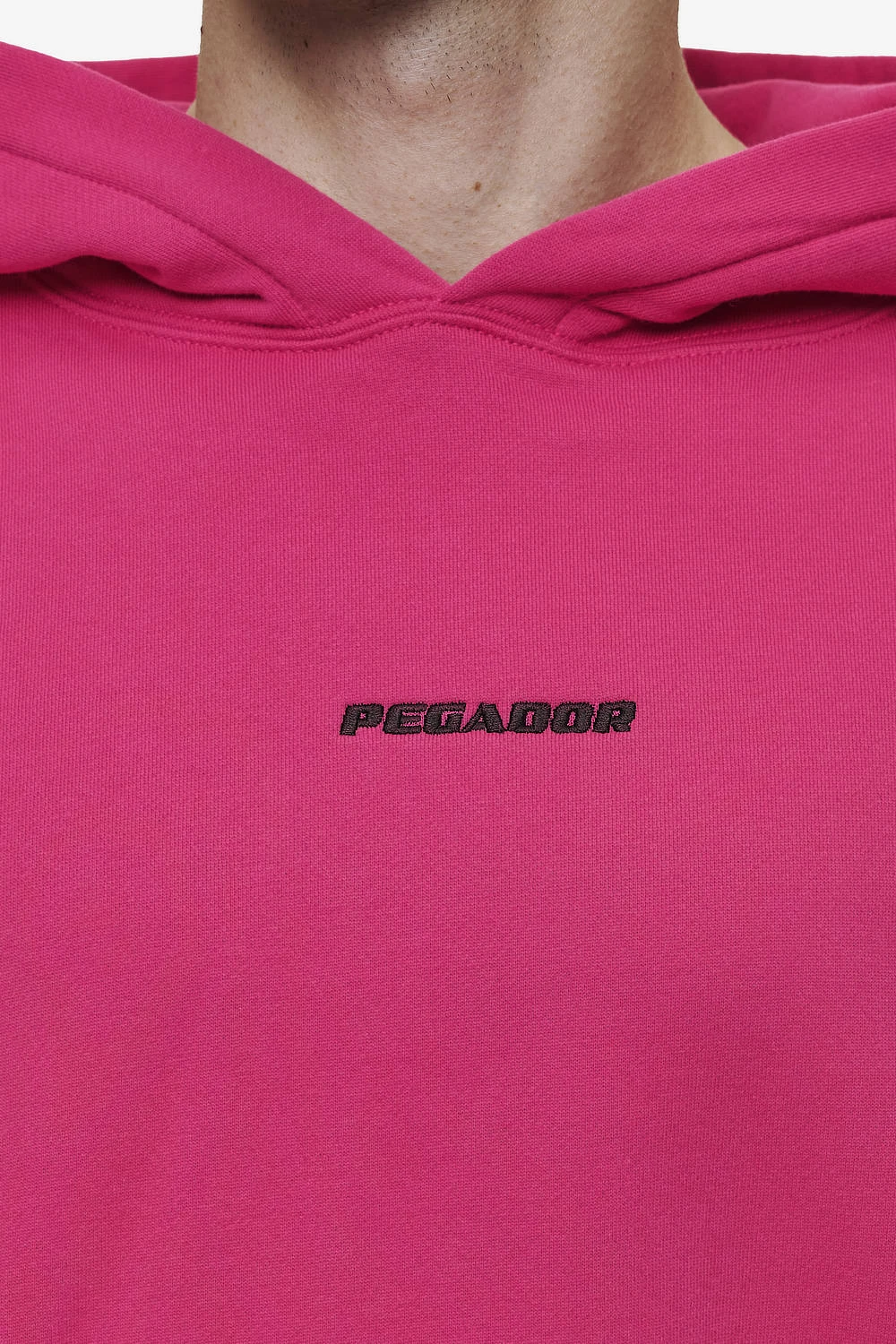 Logo Boxy Hoodie Washed Virtual Pink 5 Logo Boxy Hoodie Washed Virtual Pink - Image 5