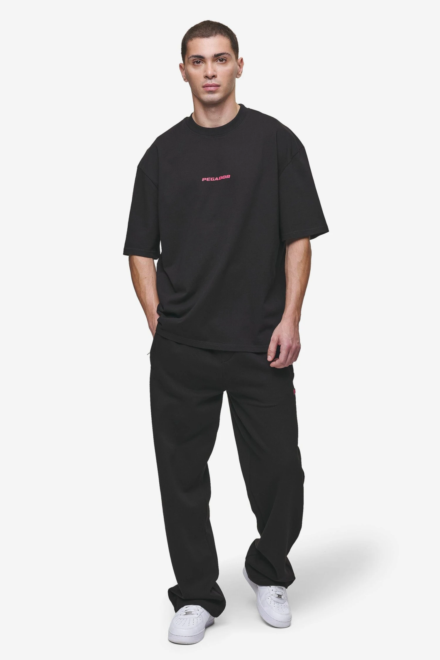 Colne Logo Oversized Tee Washed Black Virtual Pink 2 Colne Logo Oversized Tee Washed Black Virtual Pink - Image 2