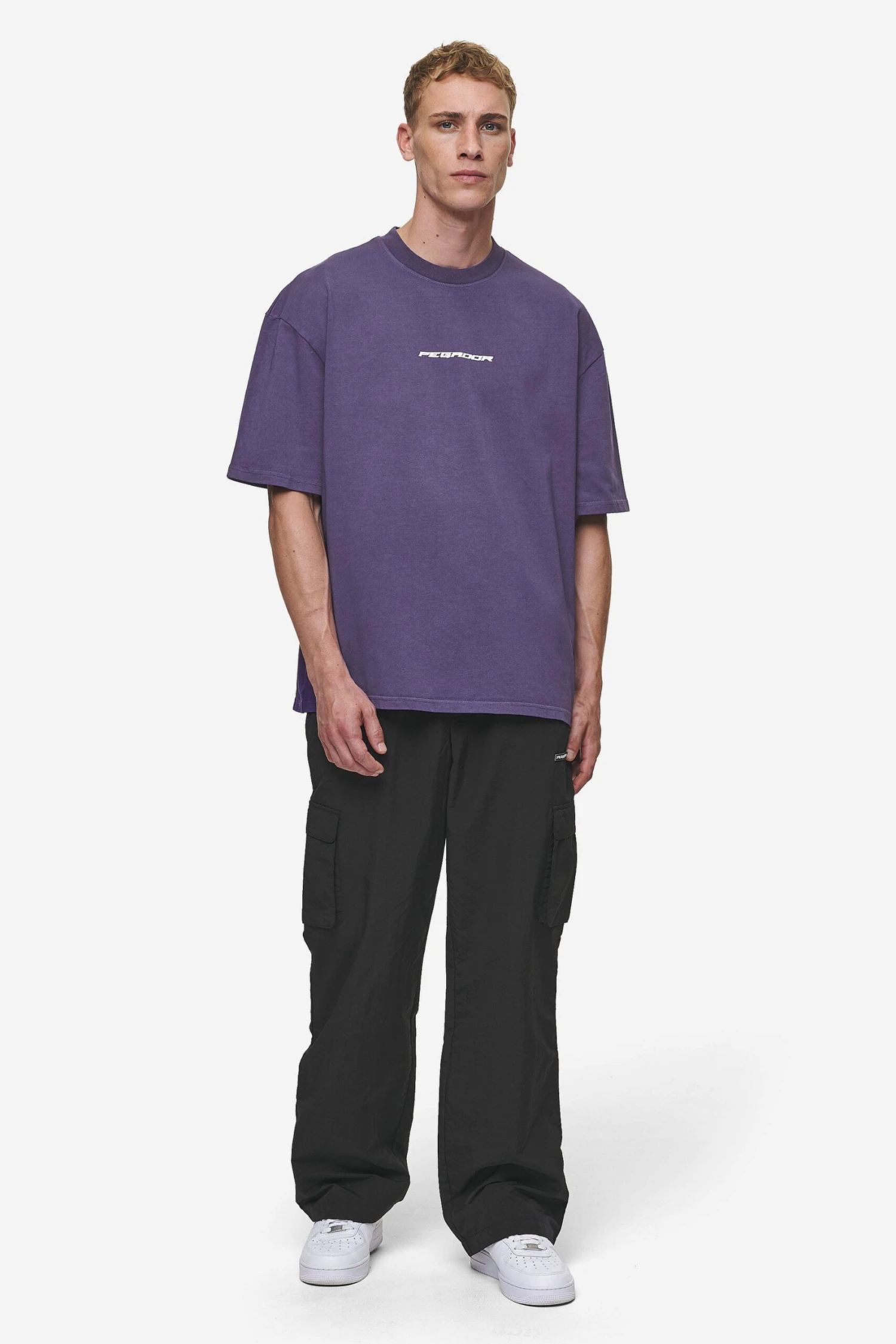 Dubose Oversized Tee Vintage Deep Purple 2 Dubose Oversized Tee Vintage Deep Purple - Image 2