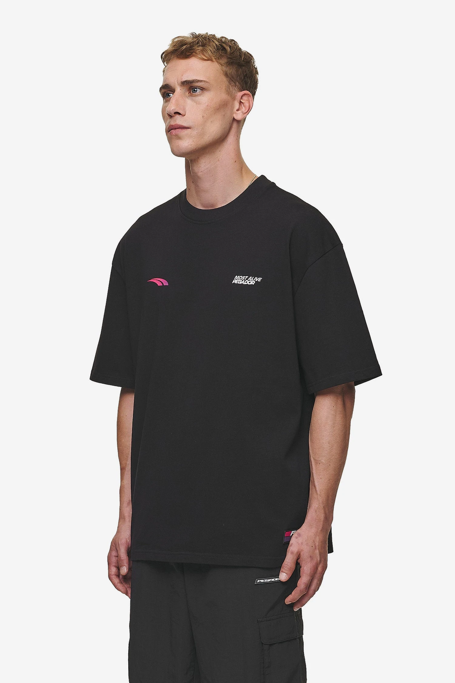 Clayton Oversized Tee Washed Black 4 Clayton Oversized Tee Washed Black - Image 4