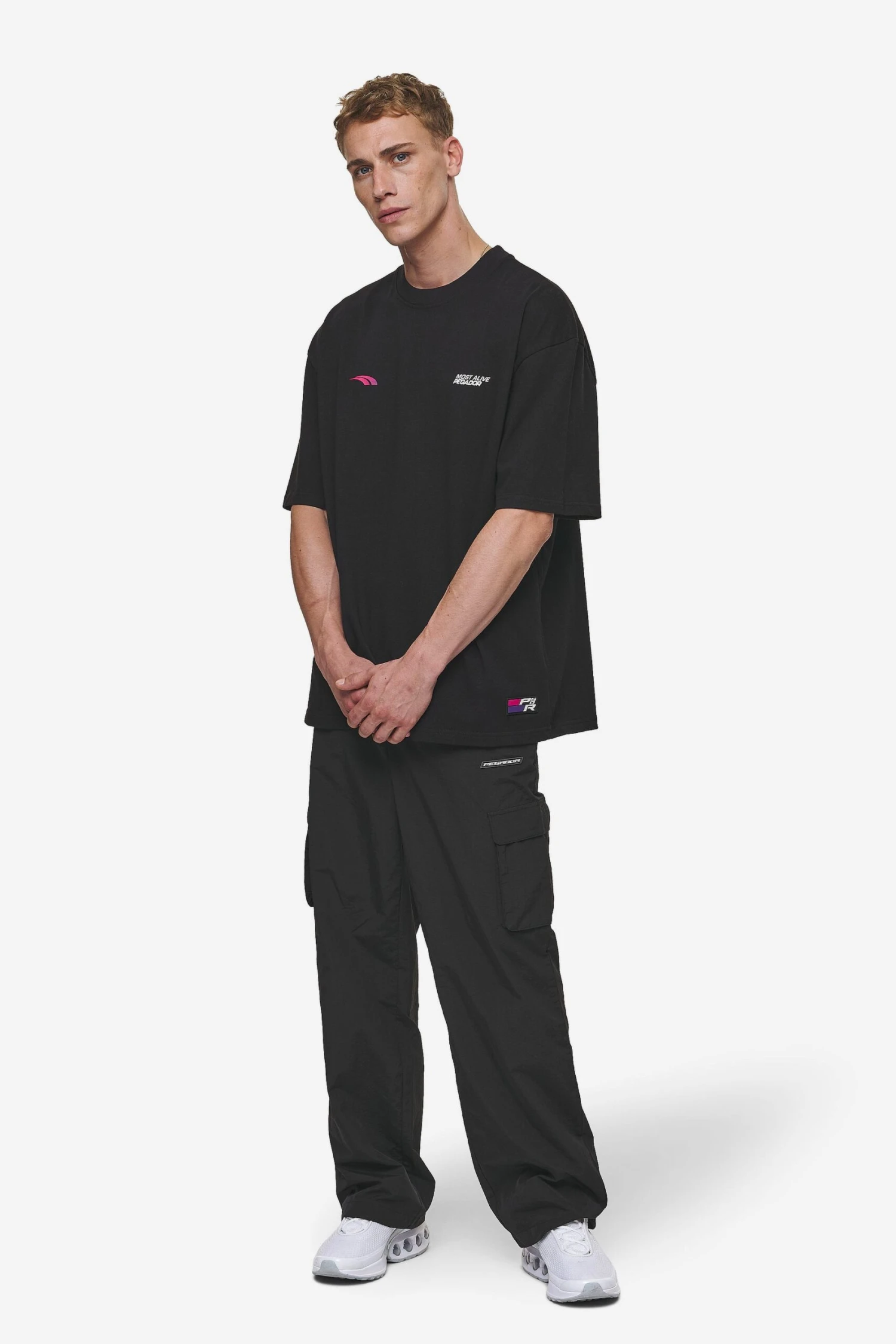 Clayton Oversized Tee Washed Black 2 Clayton Oversized Tee Washed Black - Image 2