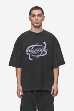 Mill Boxy Tee Vintage Black