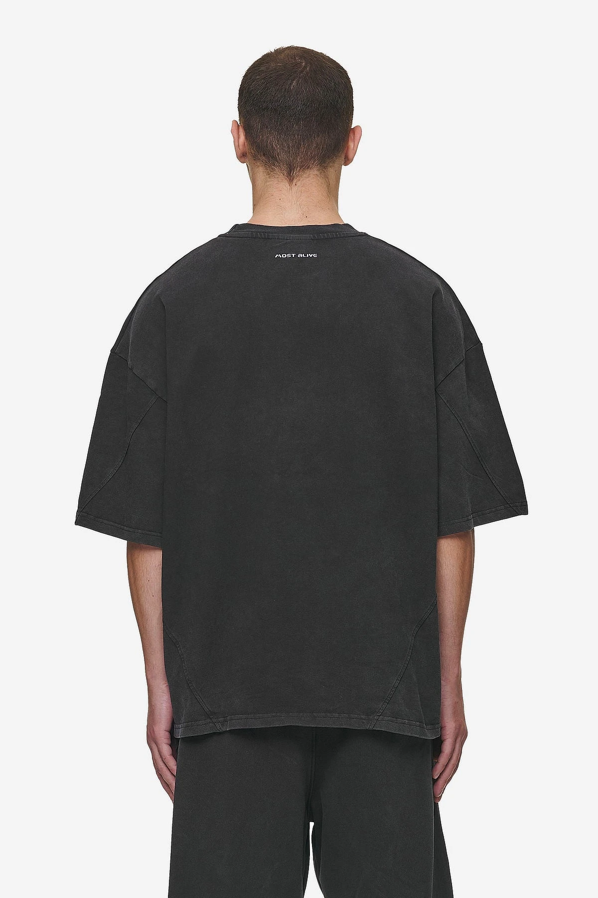 Mill Boxy Tee Vintage Black 4 Mill Boxy Tee Vintage Black - Image 4