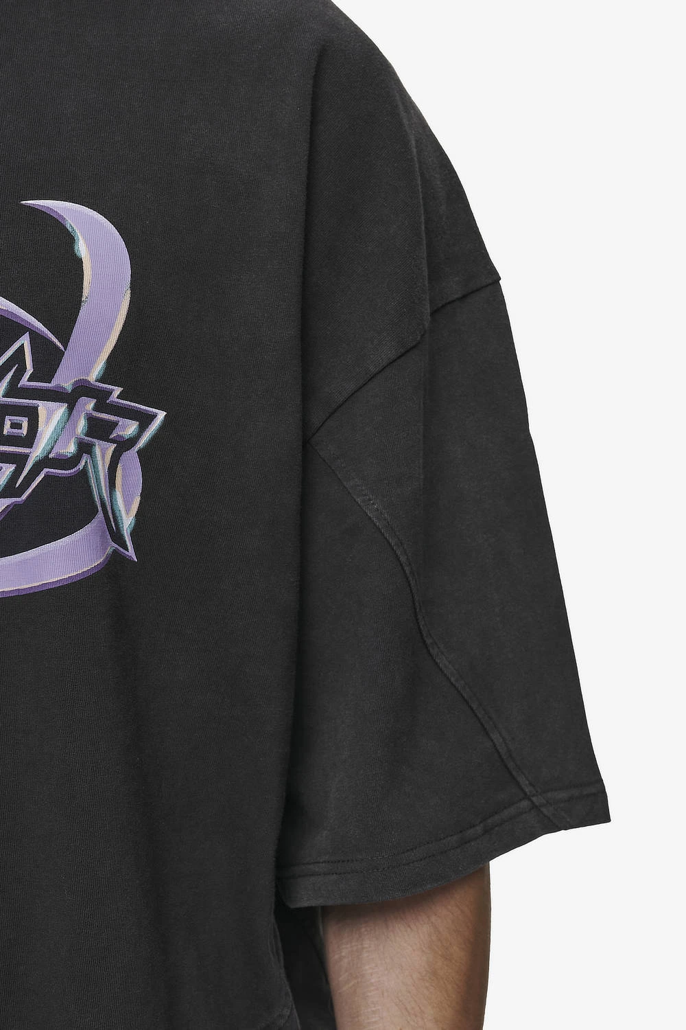 Mill Boxy Tee Vintage Black 5 Mill Boxy Tee Vintage Black - Image 5