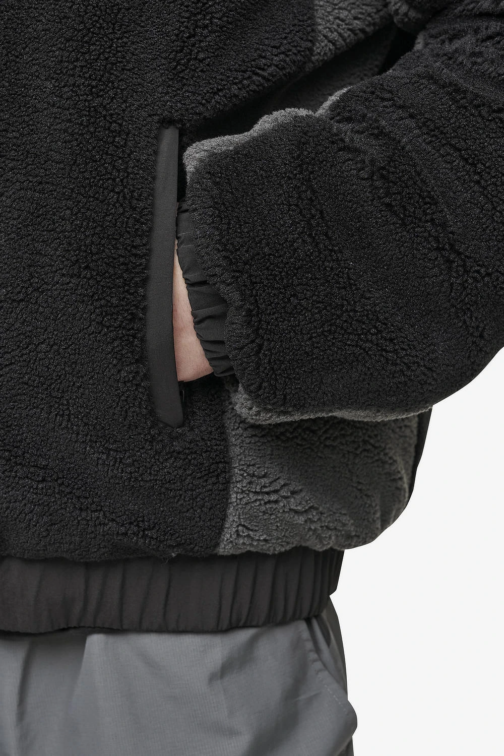 Absecon Teddy Jacket Black Anthracite 7 Absecon Teddy Jacket Black Anthracite - Image 7