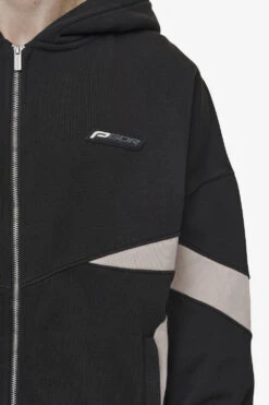 Aderno Boxy Sweat Jacket Washed Black Light Beige 11 Aderno Boxy Sweat Jacket Washed Black Light Beige -Pegador Sale Store PGDR MOST ALIVE ECOMMERCE MENS DAY 153422