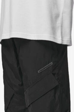 Varick Wide Tech Cargo Pants Black -Pegador Sale Store PGDR MOST ALIVE ECOMMERCE MENS DAY 253672