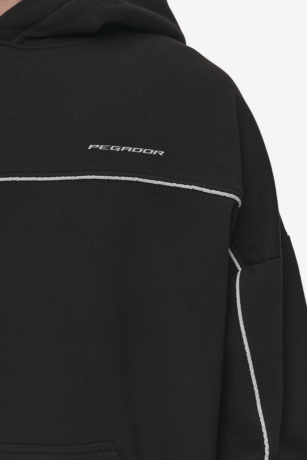 Beak Boxy Hoodie Washed Black 6 Beak Boxy Hoodie Washed Black - Image 6