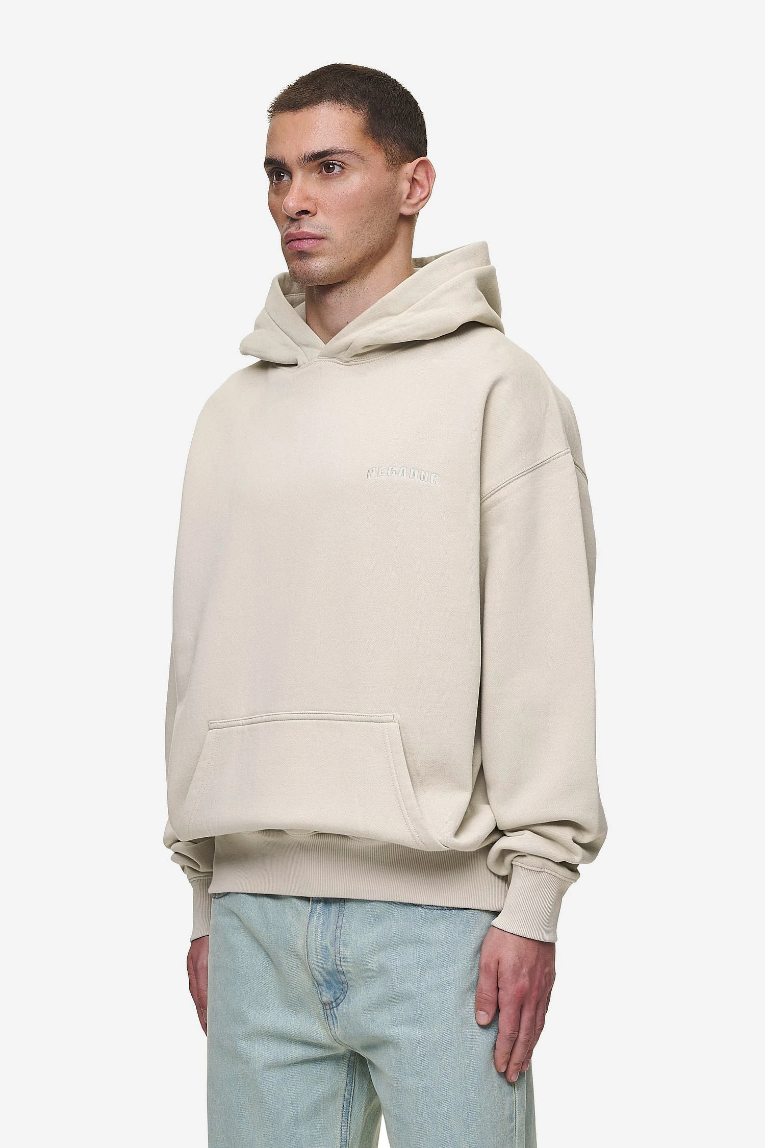 Buford Oversized Hoodie Washed Light Beige 4 Buford Oversized Hoodie Washed Light Beige - Image 4